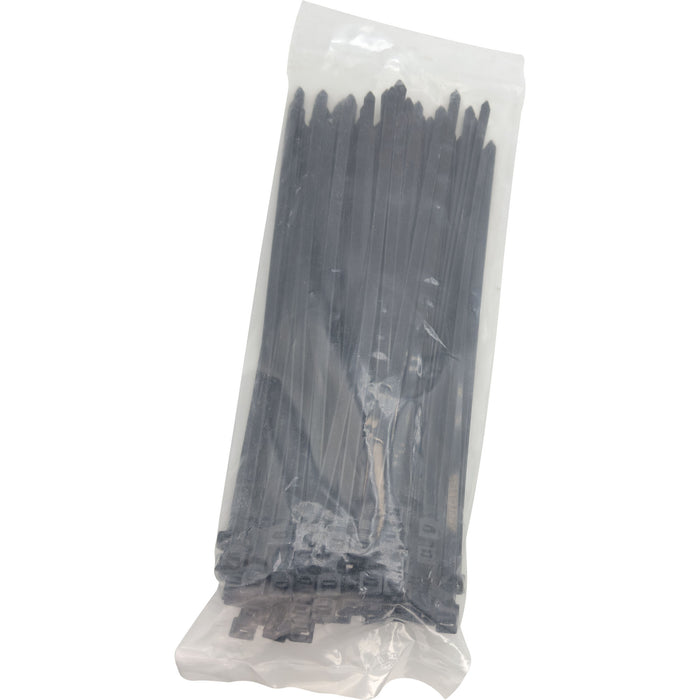 1003 100pk 11.8 inch Black Cable Zip Ties