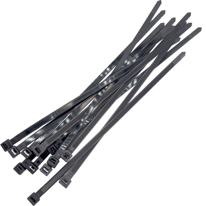 1003 100pk 11.8 inch Black Cable Zip Ties