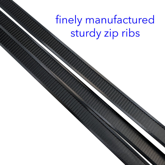 1003 100pk 11.8 inch Black Cable Zip Ties