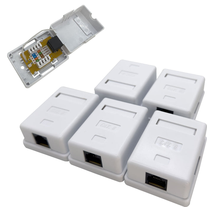 1050 Integrated Cat6 Jack Wall Box