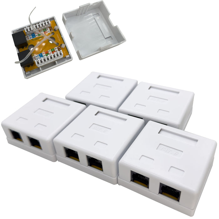 1050 Integrated Cat6 Jack Wall Box