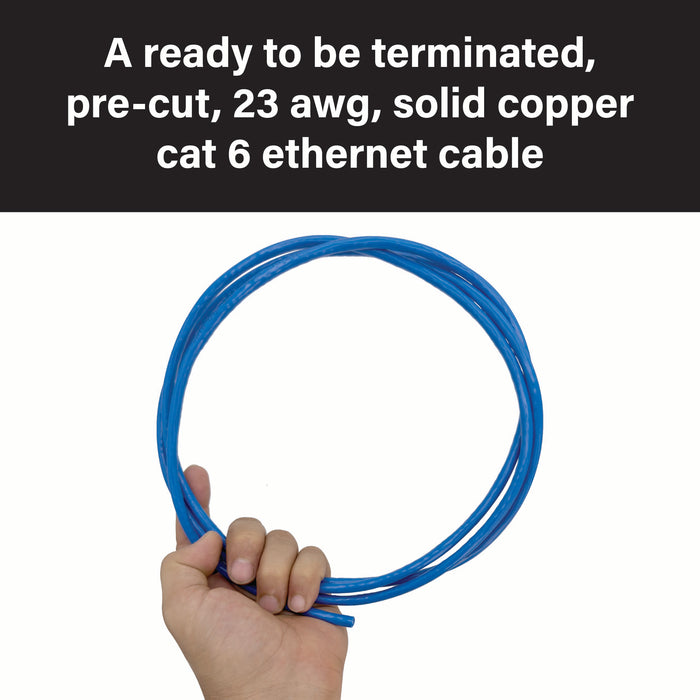 2200 Cat6 UTP 23 AWG Blue Cable