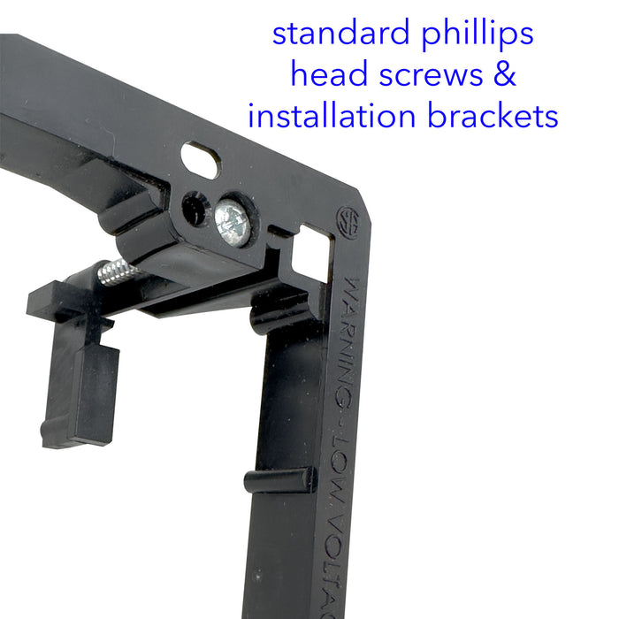 3001 Two Gang Low Voltage Cut In Ring