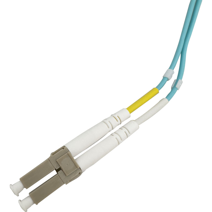 5001 50 125 OM3 Multimode LC UPC Duplex Fiber Patch Cable Light Blue