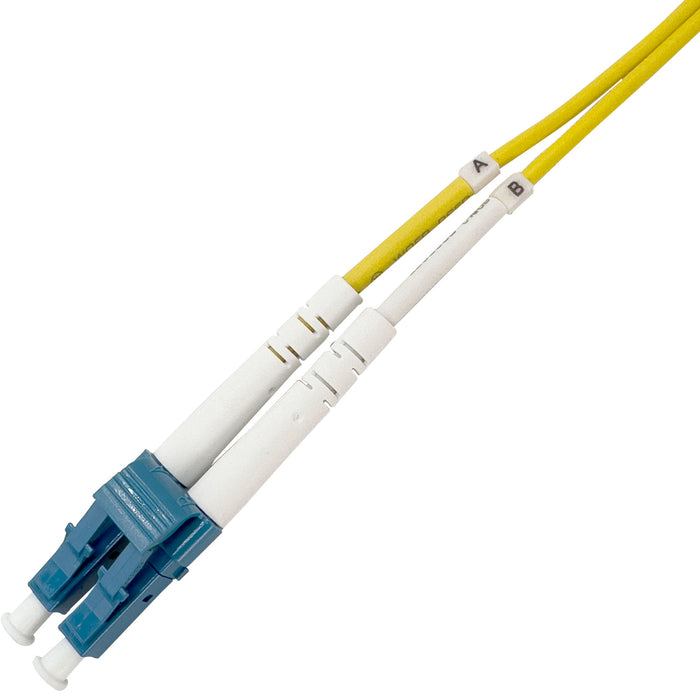 5003 9 125 Single Mode Yellow LC UPC Duplex Fiber Patch Cable