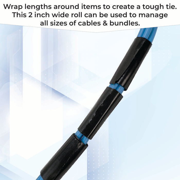 8001 82 ft x 2 inch Resuable Cable Tie Roll
