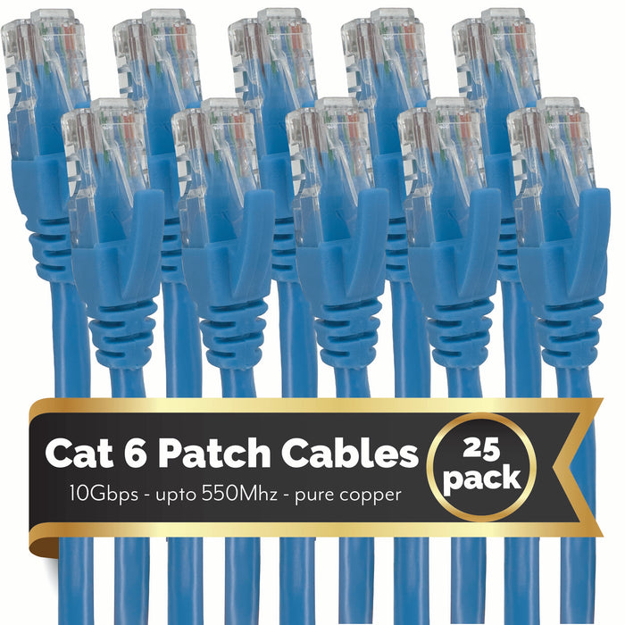 2010 Cat 6 Patch Cable Light Blue
