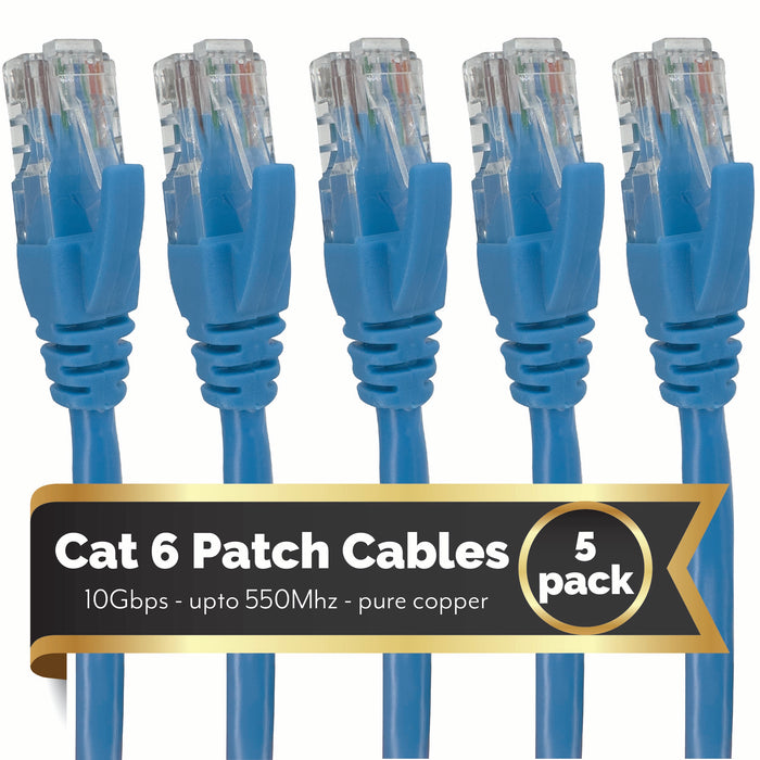 2010 Cat 6 Patch Cable Light Blue