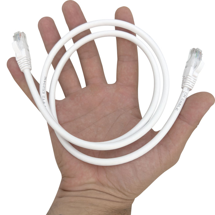 2022 Cat6 Patch Cable White