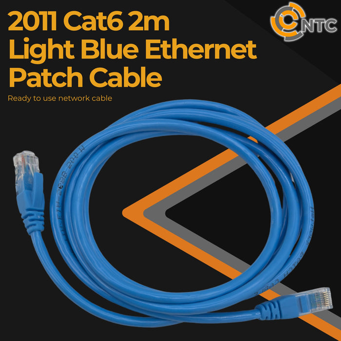 2010 Cat 6 Patch Cable Light Blue