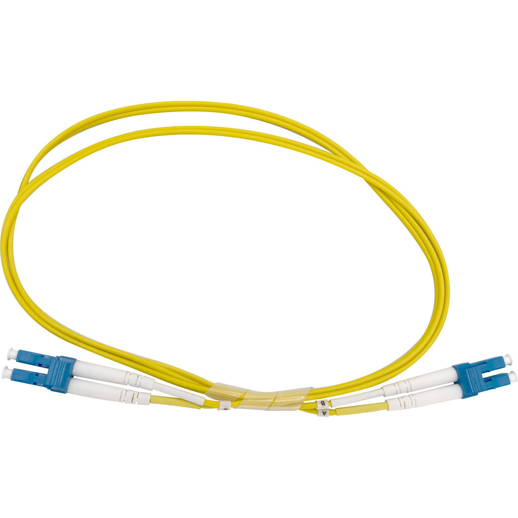 5003 9 125 Single Mode Yellow LC UPC Duplex Fiber Patch