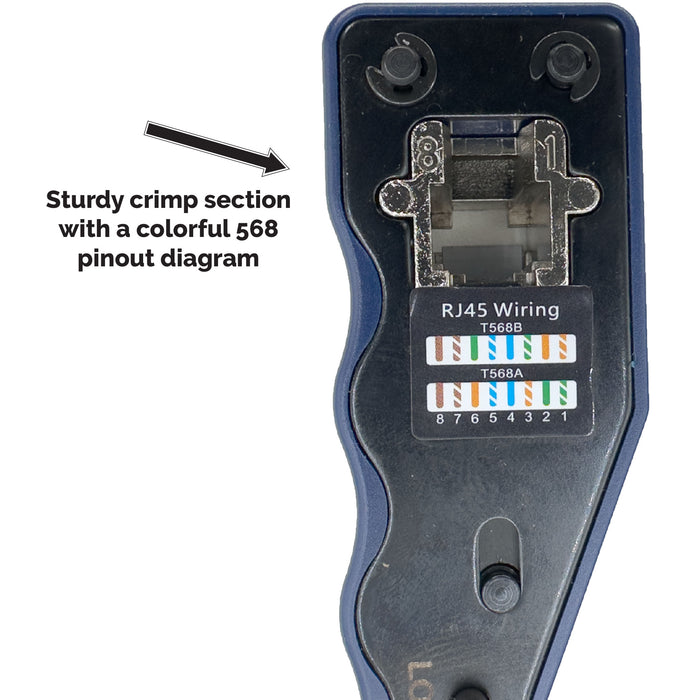 9001 2 in 1 RJ45 Easy Crimp Pliers