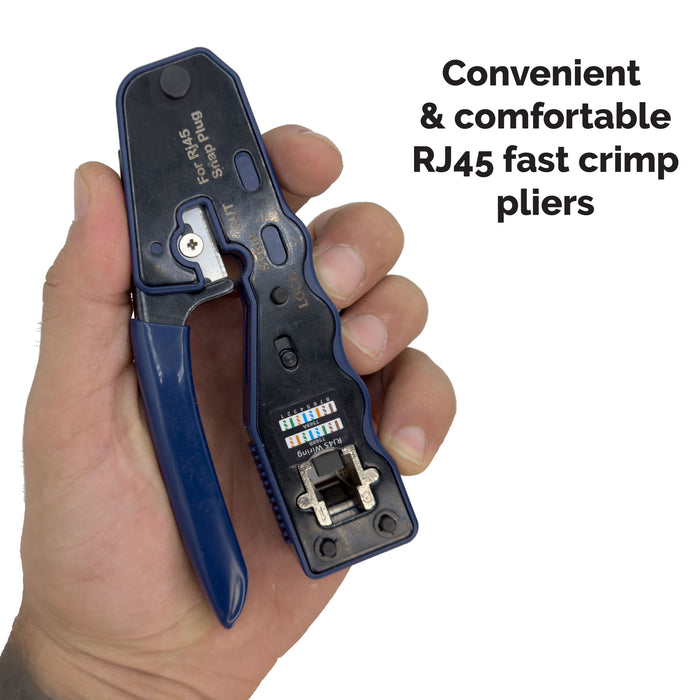 9001 2 in 1 RJ45 Easy Crimp Pliers